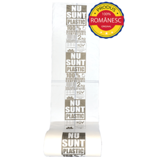 Pungi Rola BIODEGRADABILE si Compostabile 2kg 360x400 (1 bax = 1800 bucăți)
